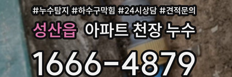 성산읍 아파트 천장 누수