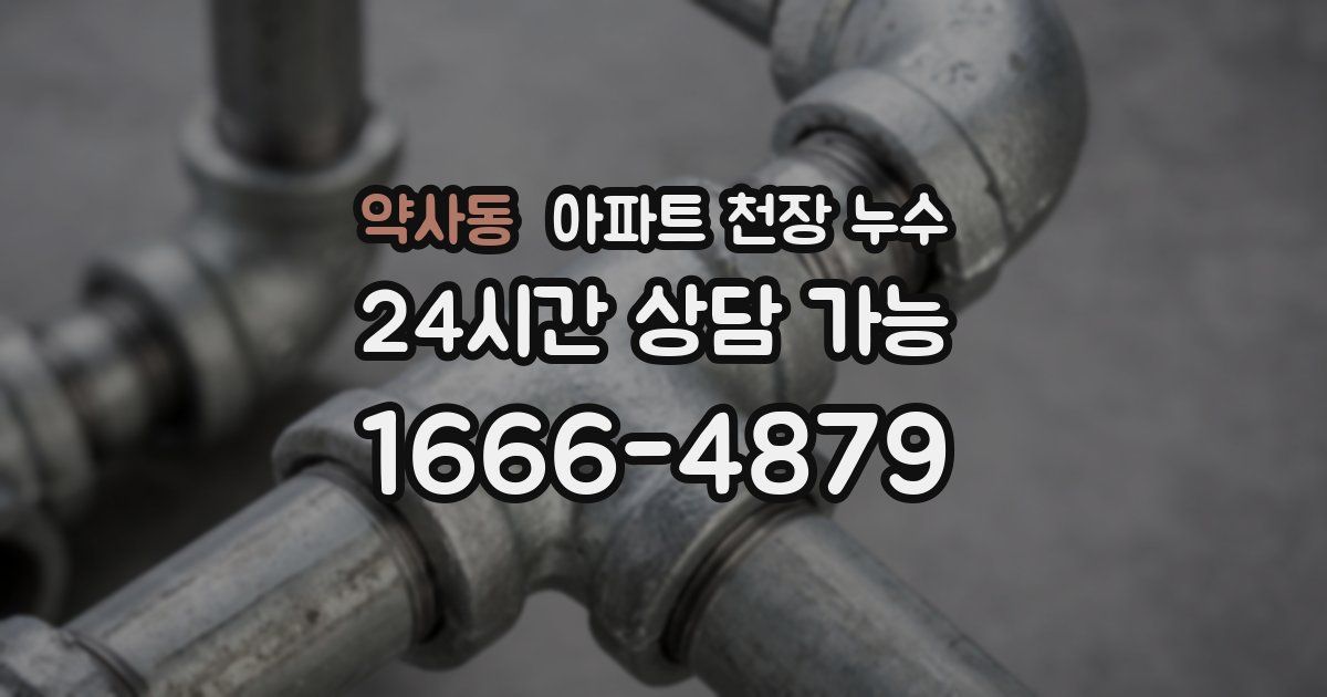 약사동 아파트 천장 누수