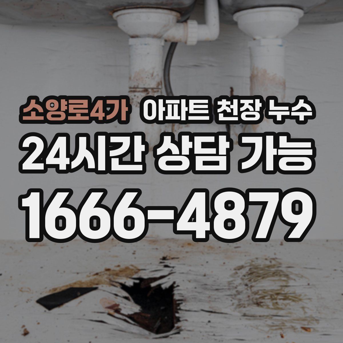 소양로4가 아파트 천장 누수
