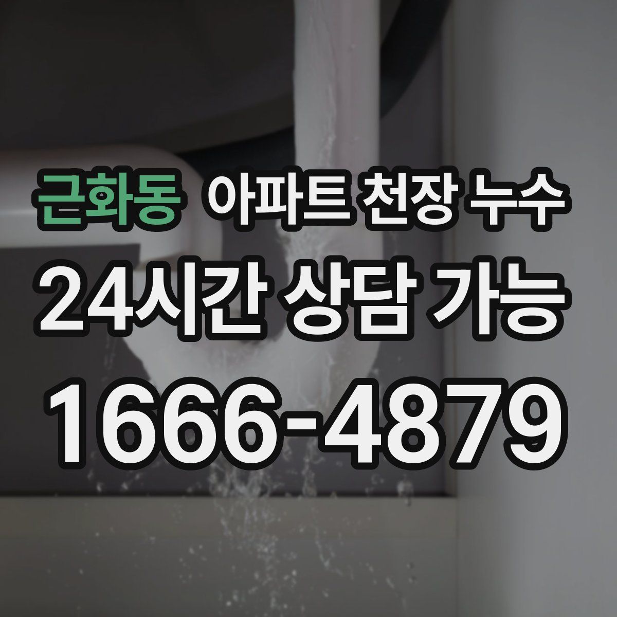 근화동 아파트 천장 누수