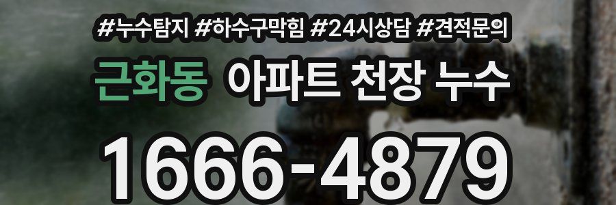근화동 아파트 천장 누수