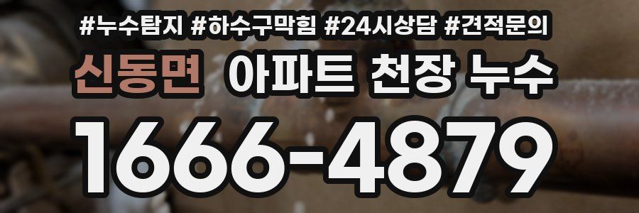 신동면 아파트 천장 누수