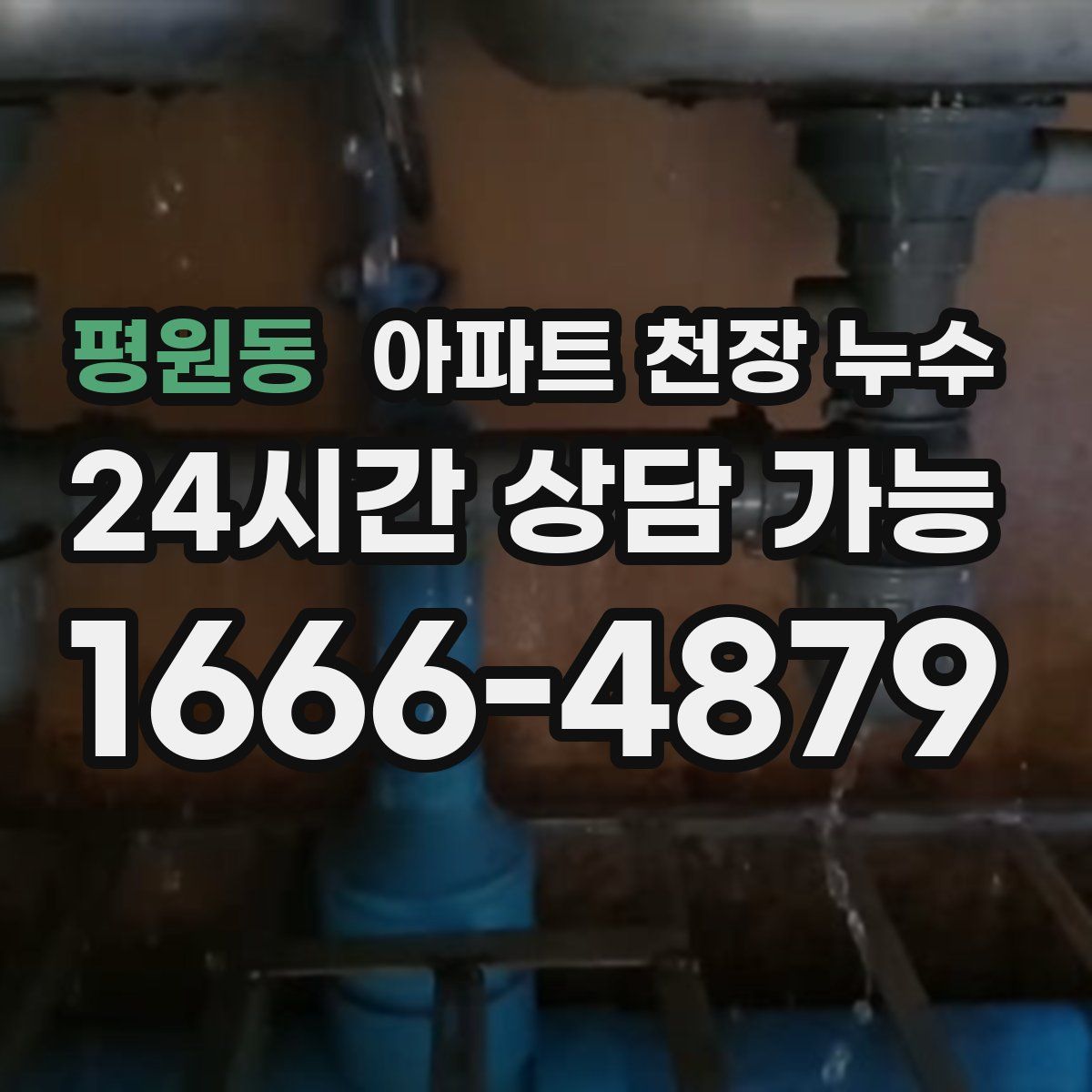 평원동 아파트 천장 누수