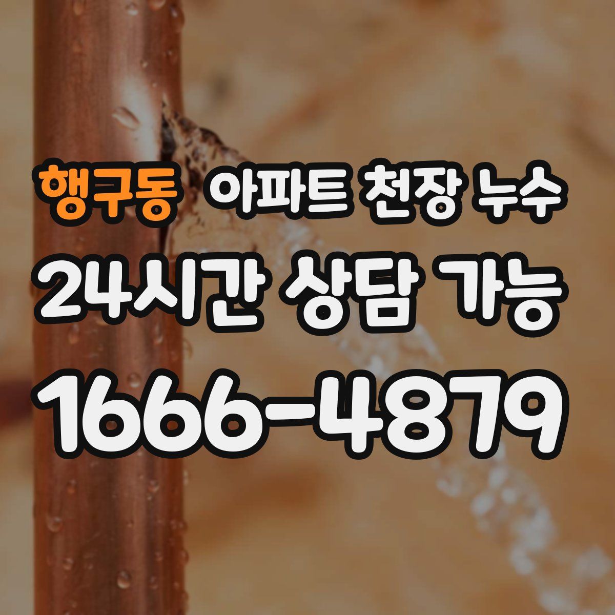 행구동 아파트 천장 누수