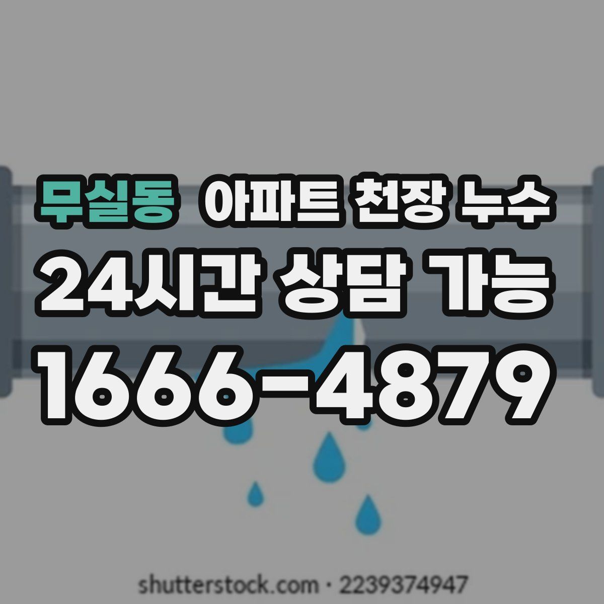 무실동 아파트 천장 누수
