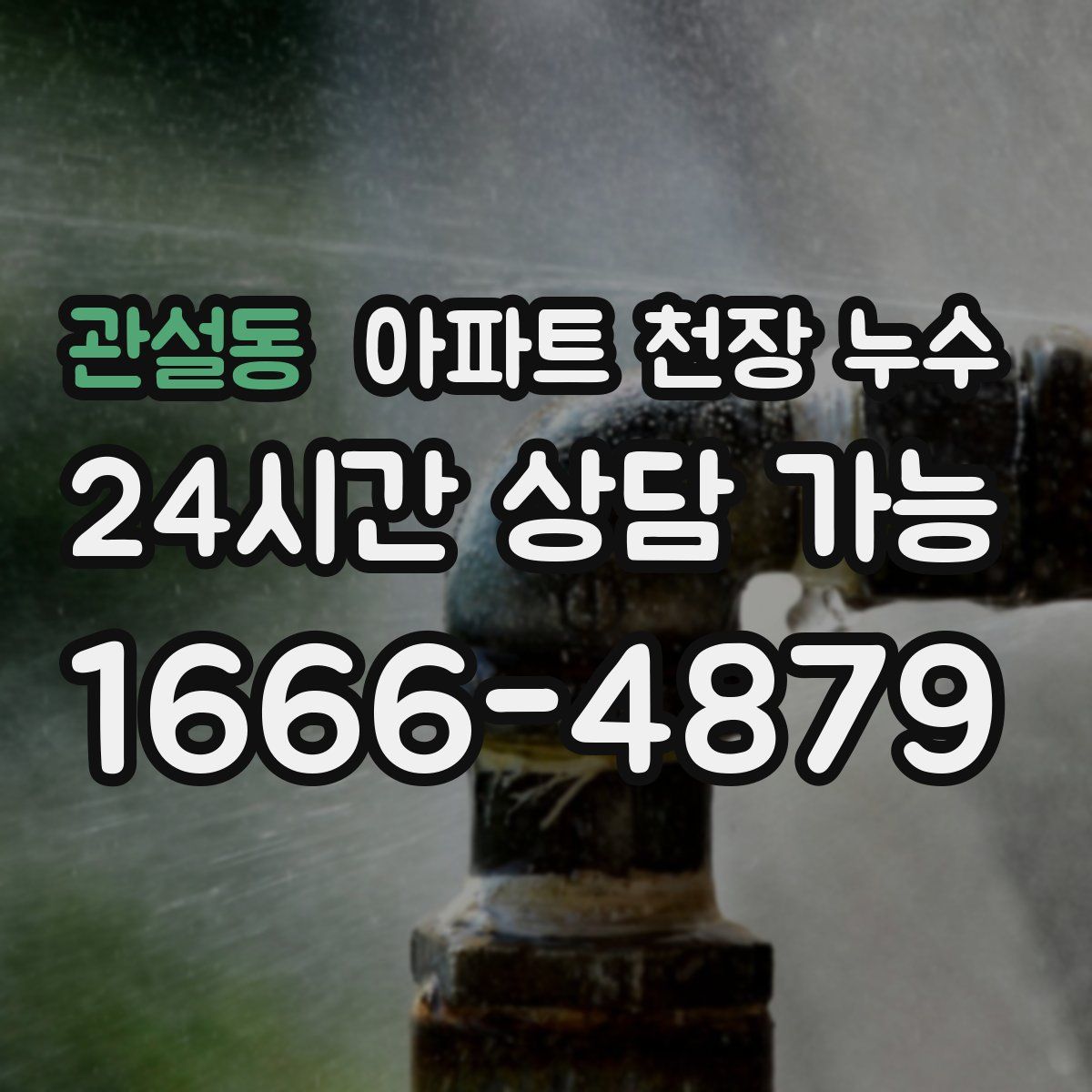 관설동 아파트 천장 누수