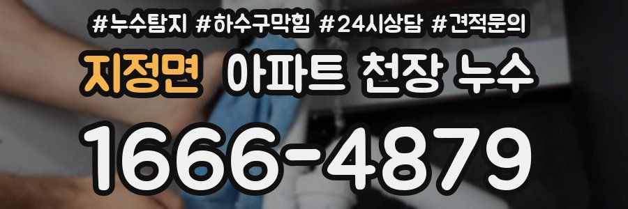 지정면 아파트 천장 누수