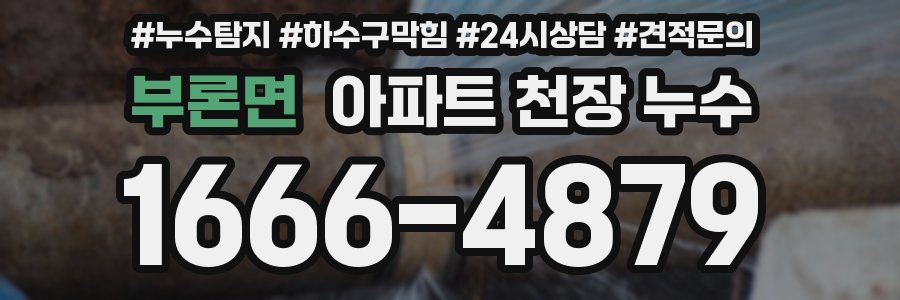 부론면 아파트 천장 누수