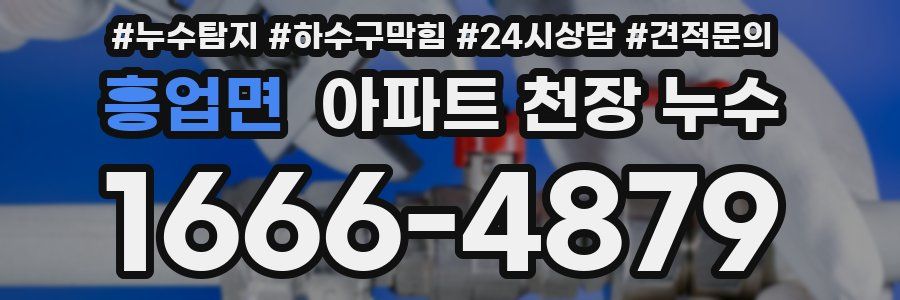 흥업면 아파트 천장 누수