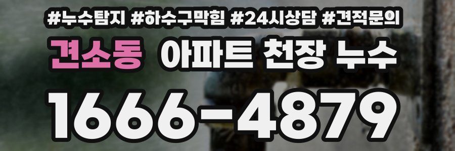 견소동 아파트 천장 누수