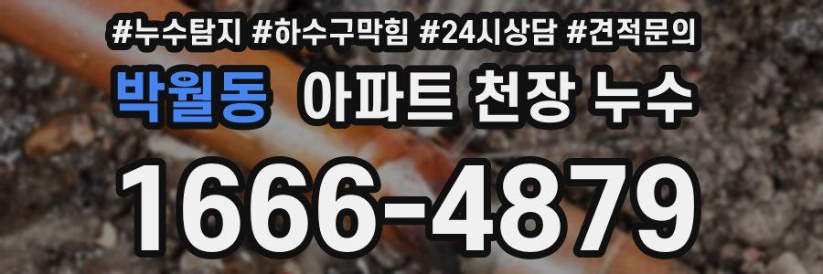 박월동 아파트 천장 누수