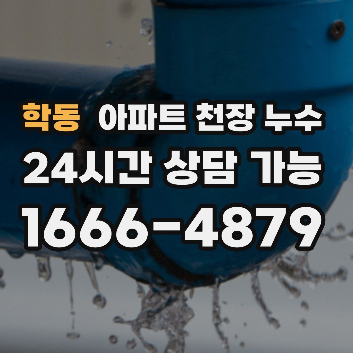 학동 아파트 천장 누수