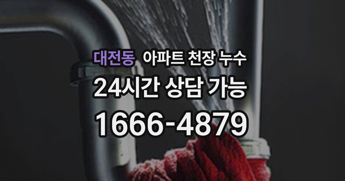 대전동 아파트 천장 누수