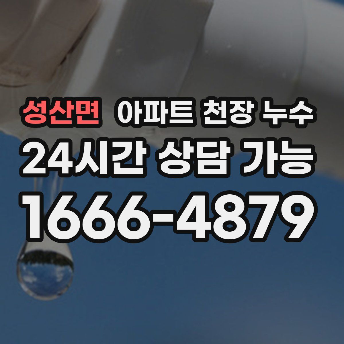 성산면 아파트 천장 누수