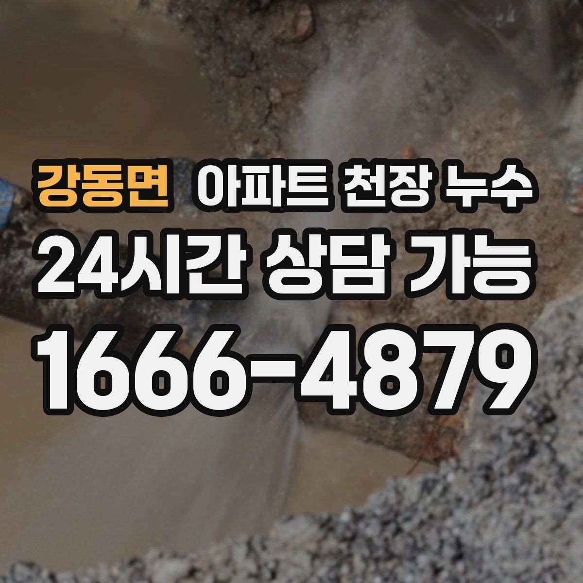 강동면 아파트 천장 누수