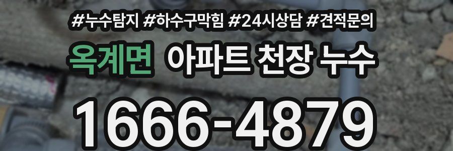 옥계면 아파트 천장 누수