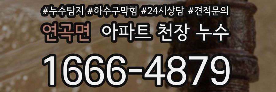 연곡면 아파트 천장 누수