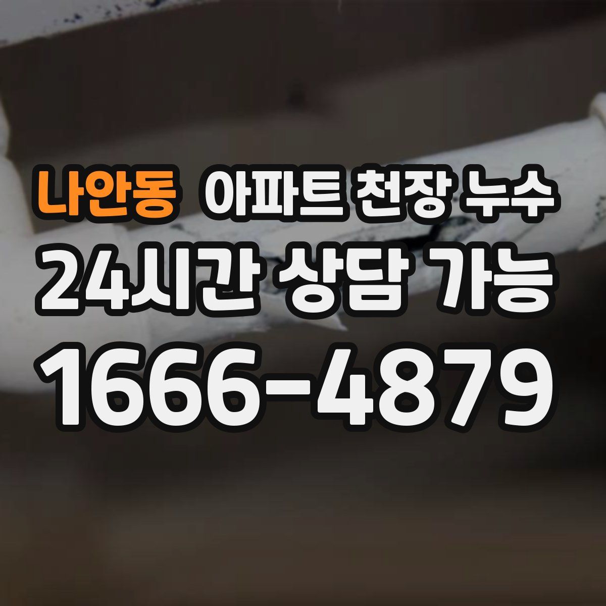 나안동 아파트 천장 누수