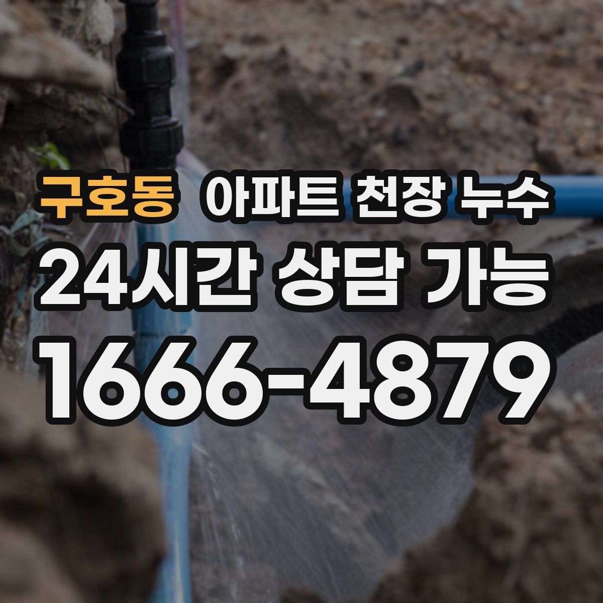 구호동 아파트 천장 누수
