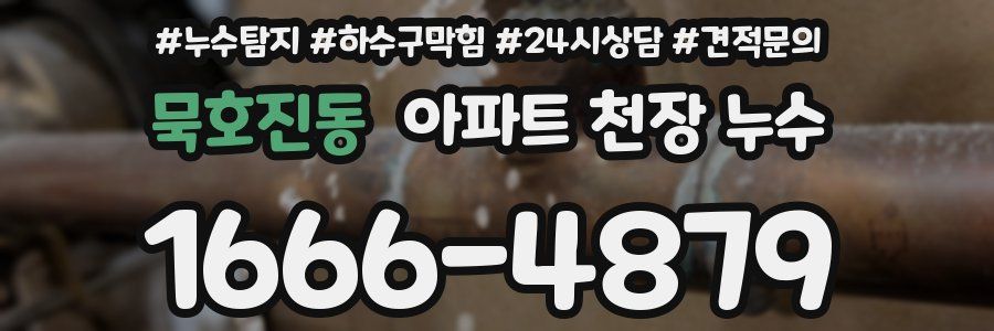 묵호진동 아파트 천장 누수