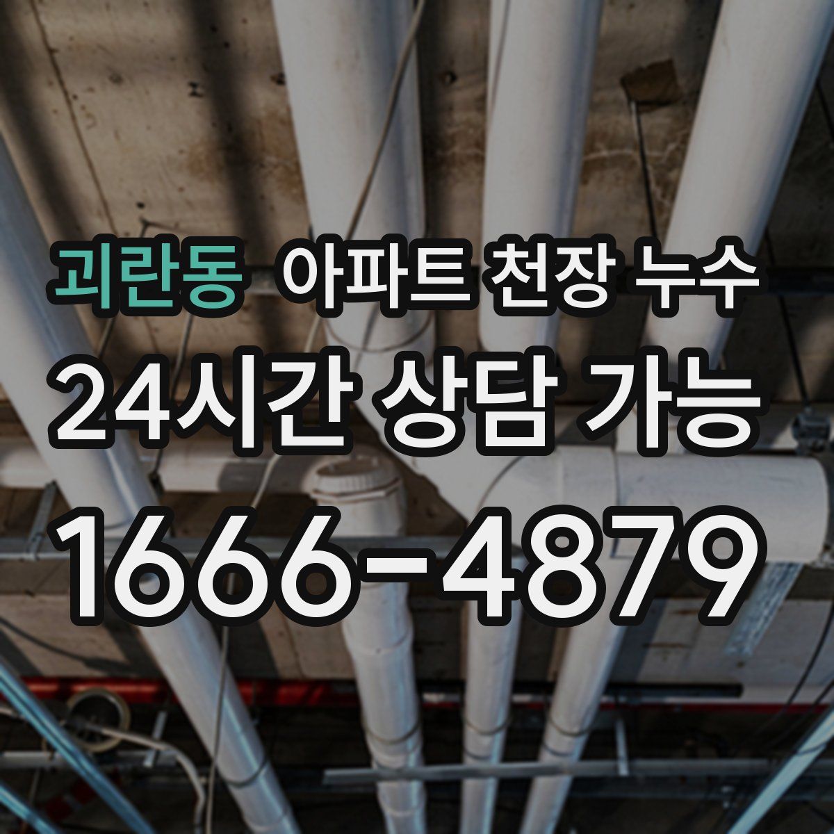 괴란동 아파트 천장 누수