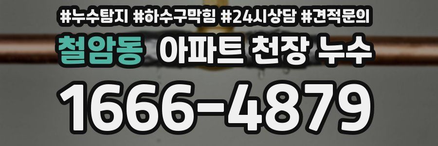 철암동 아파트 천장 누수