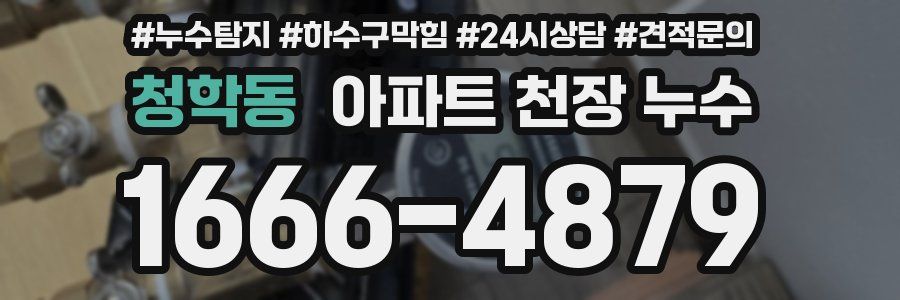 청학동 아파트 천장 누수