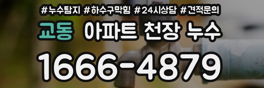 교동 아파트 천장 누수