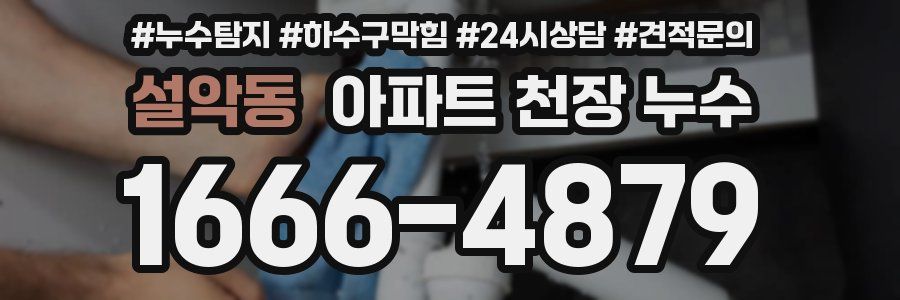 설악동 아파트 천장 누수