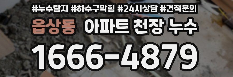 읍상동 아파트 천장 누수