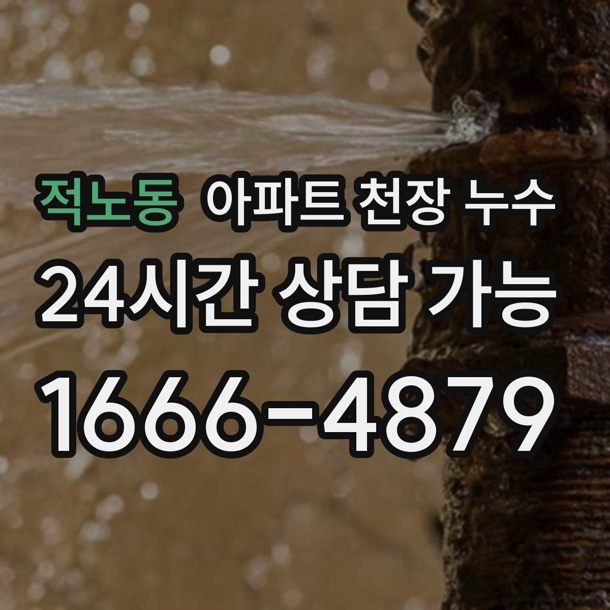 적노동 아파트 천장 누수