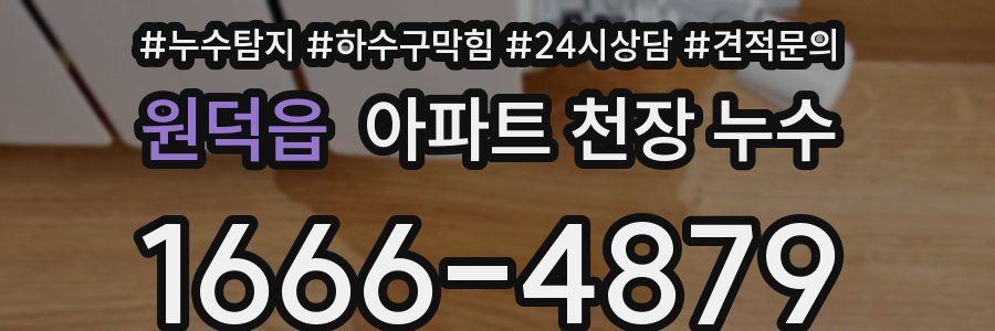 원덕읍 아파트 천장 누수