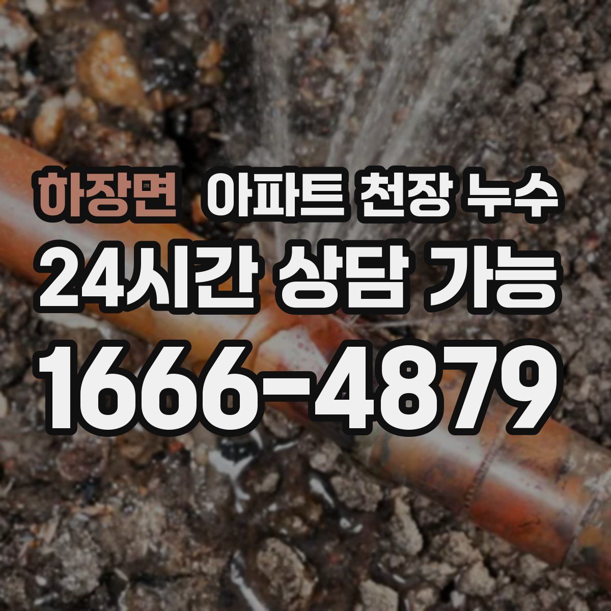 하장면 아파트 천장 누수