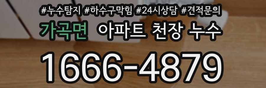 가곡면 아파트 천장 누수