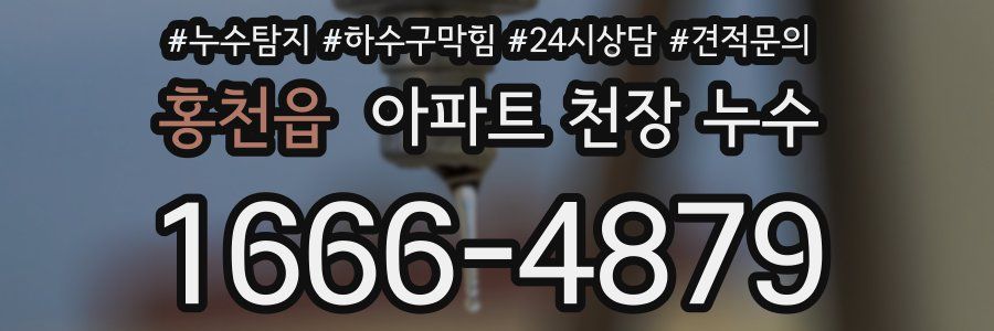 홍천읍 아파트 천장 누수