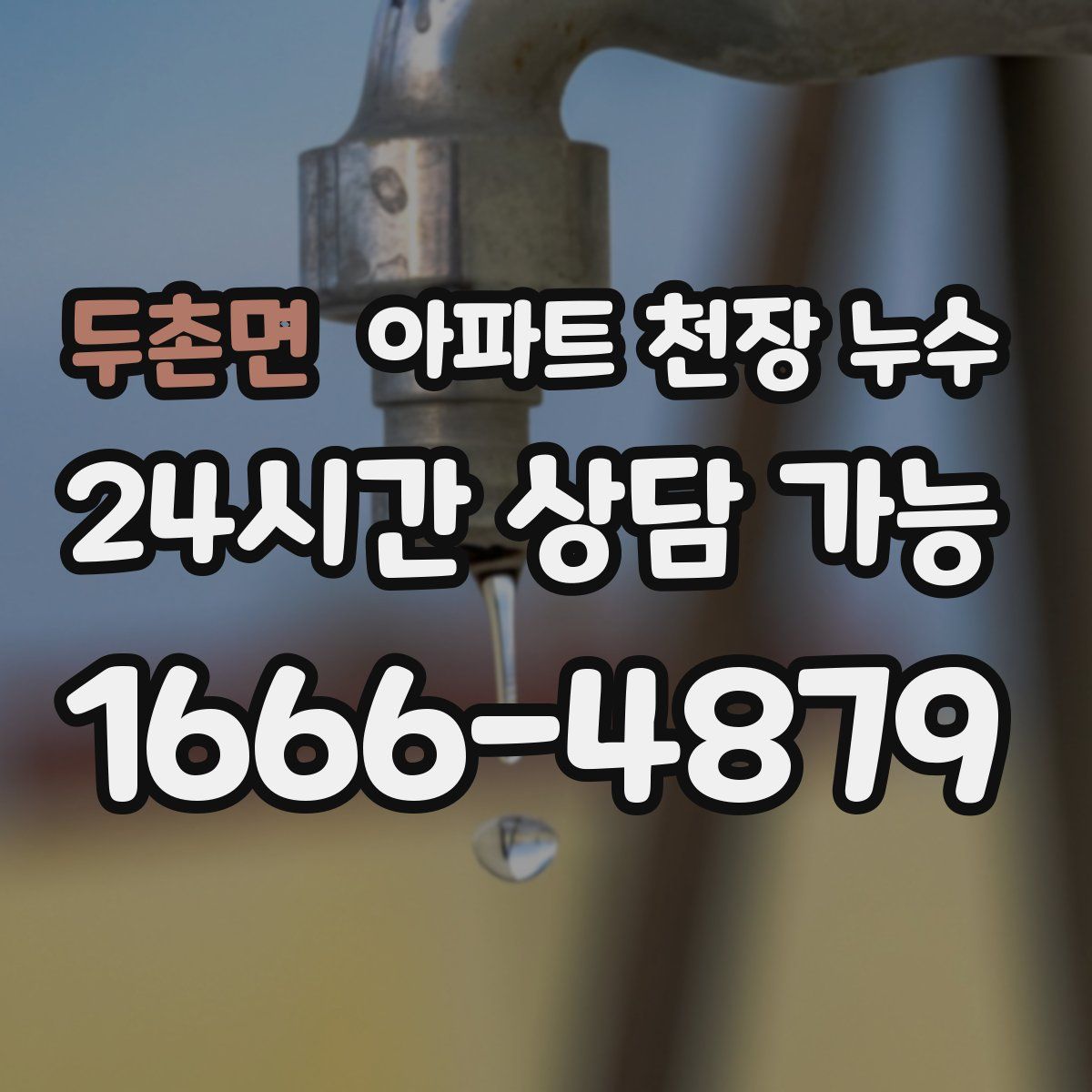 두촌면 아파트 천장 누수
