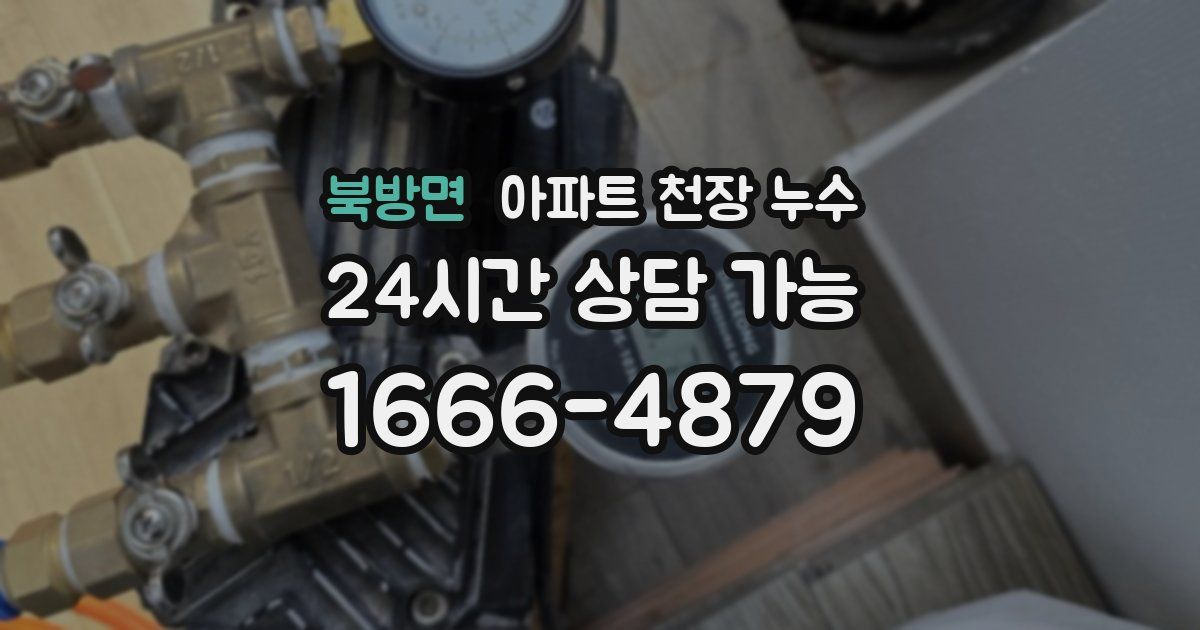 북방면 아파트 천장 누수