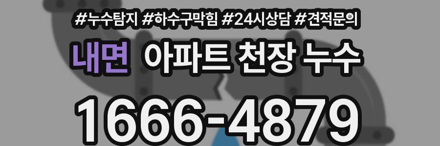 내면 아파트 천장 누수