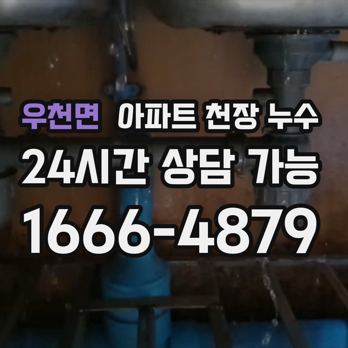우천면 아파트 천장 누수