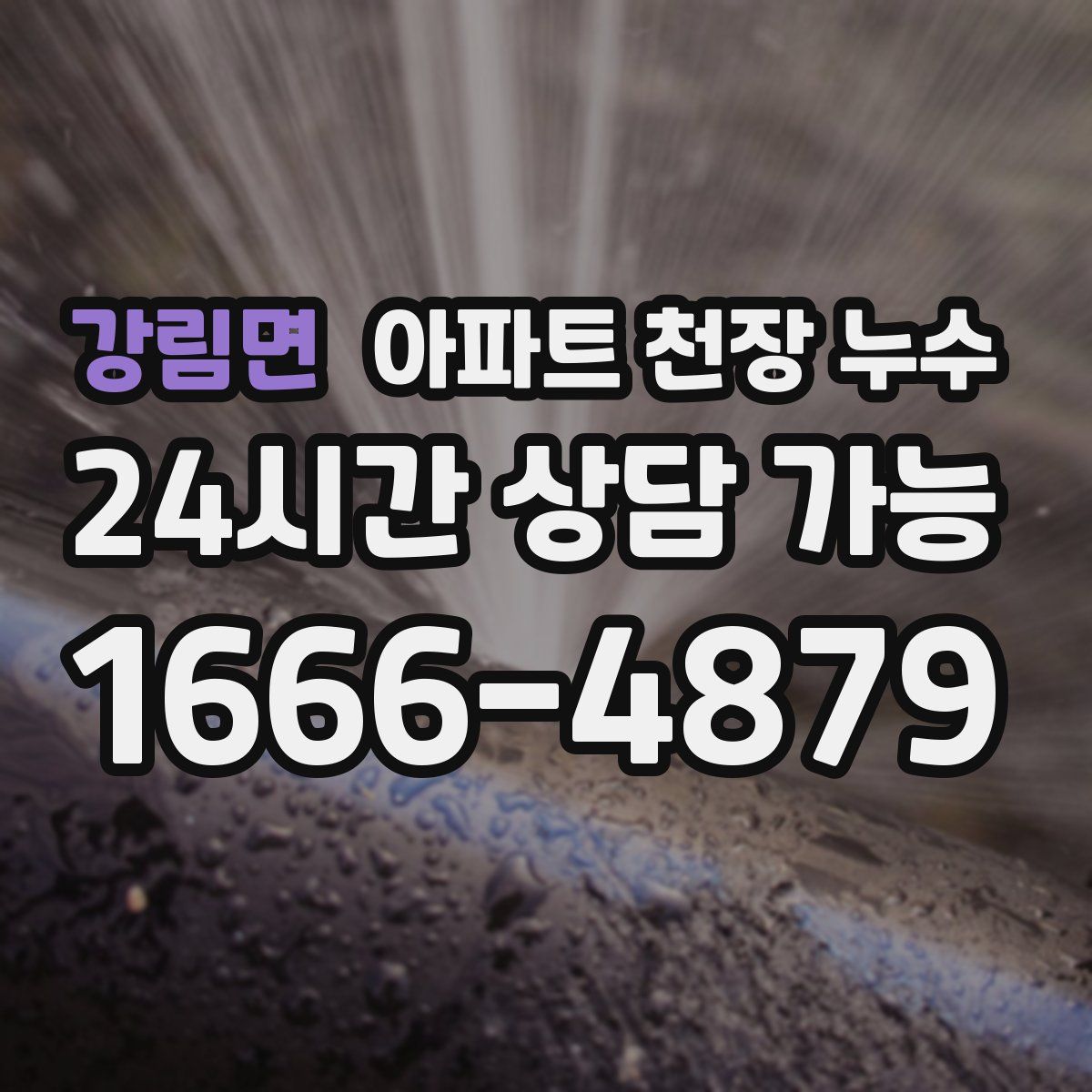 강림면 아파트 천장 누수