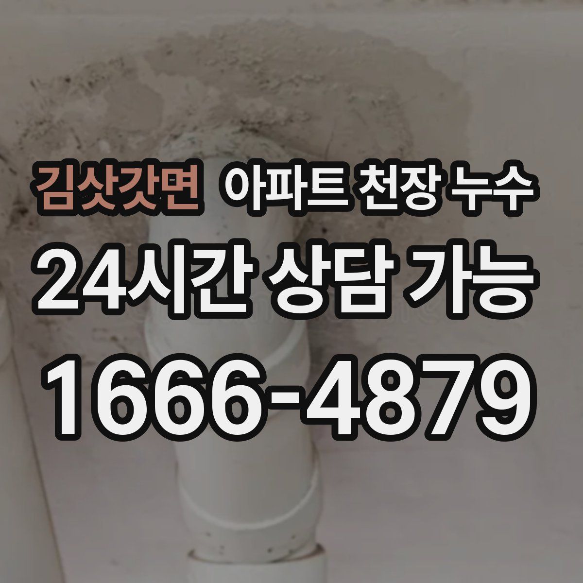 김삿갓면 아파트 천장 누수