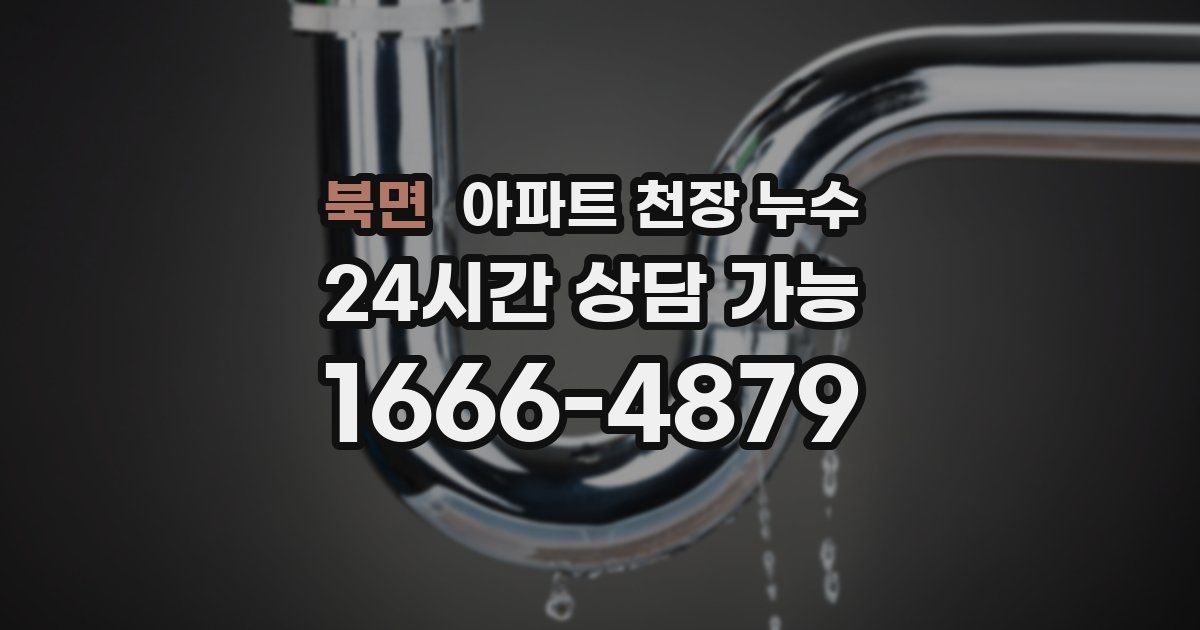 북면 아파트 천장 누수