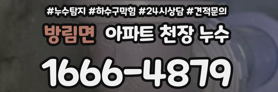 방림면 아파트 천장 누수