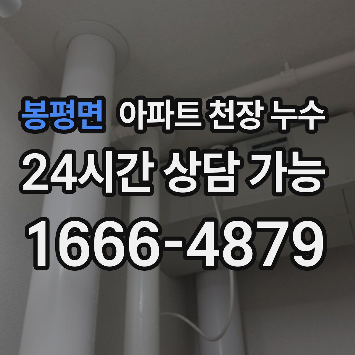봉평면 아파트 천장 누수