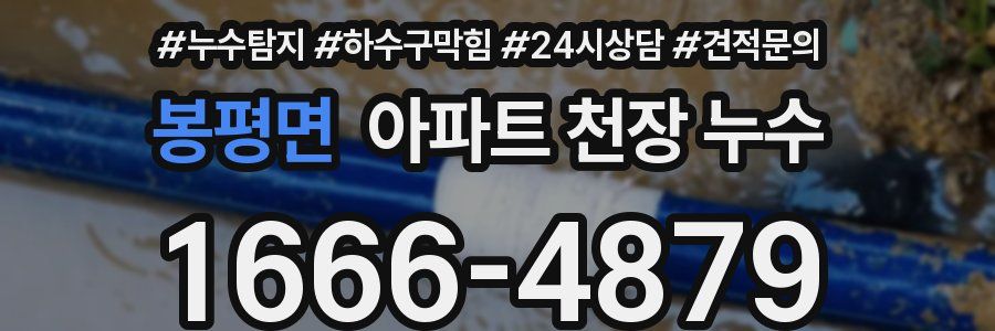봉평면 아파트 천장 누수