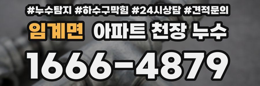 임계면 아파트 천장 누수