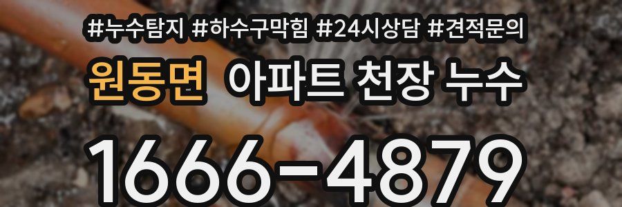 원동면 아파트 천장 누수