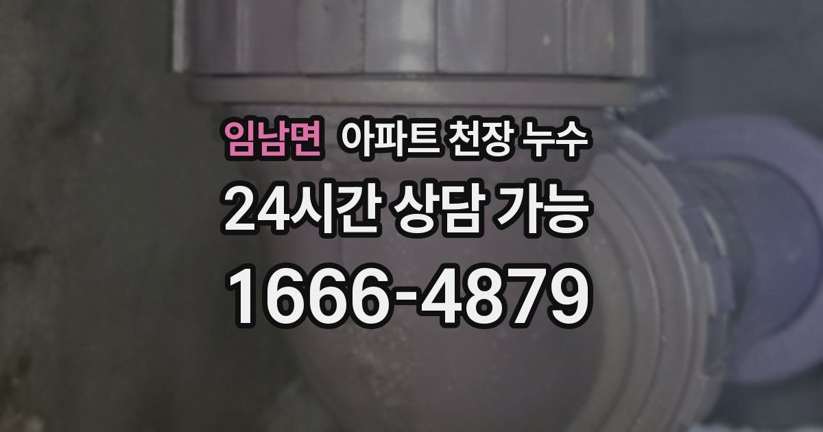 임남면 아파트 천장 누수