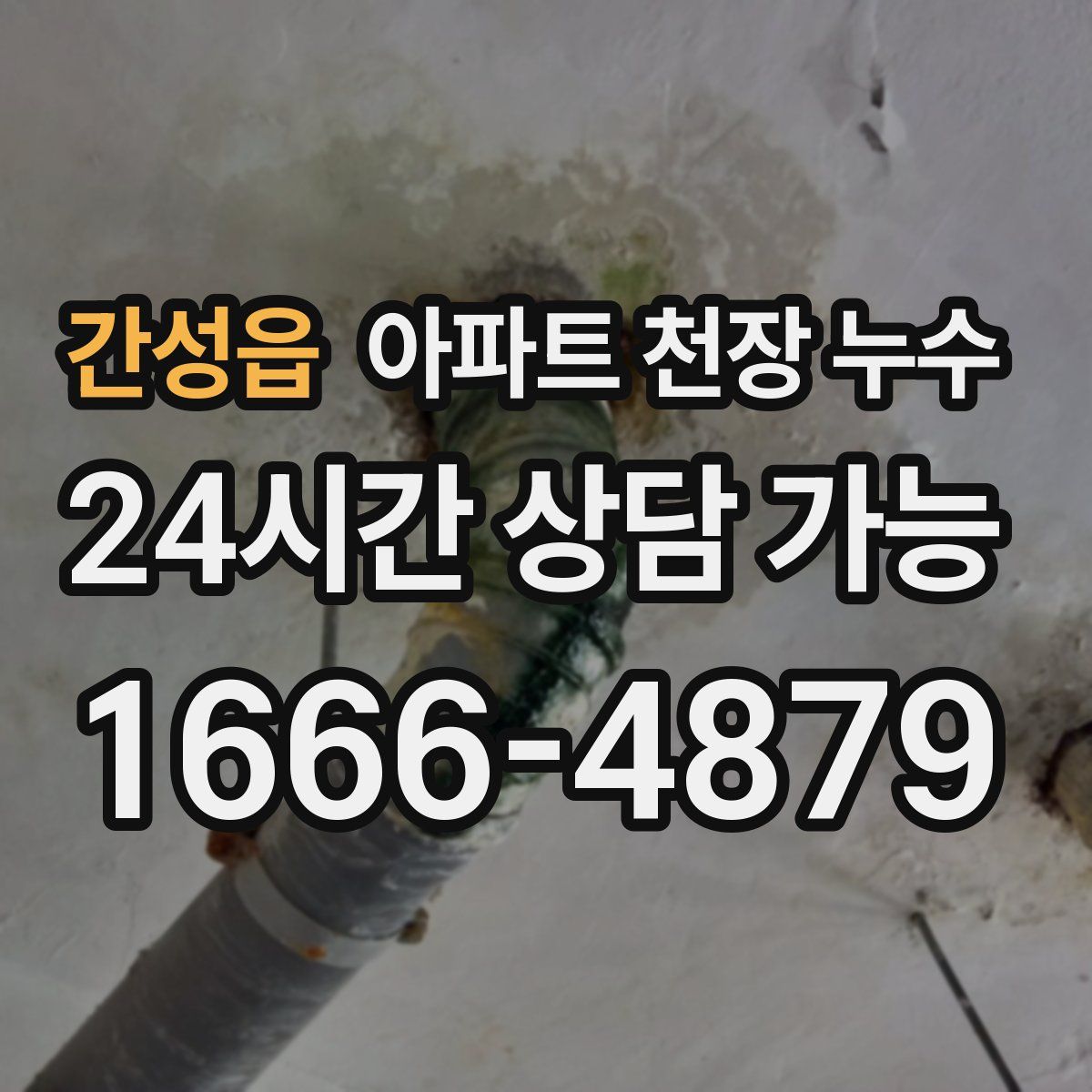 간성읍 아파트 천장 누수