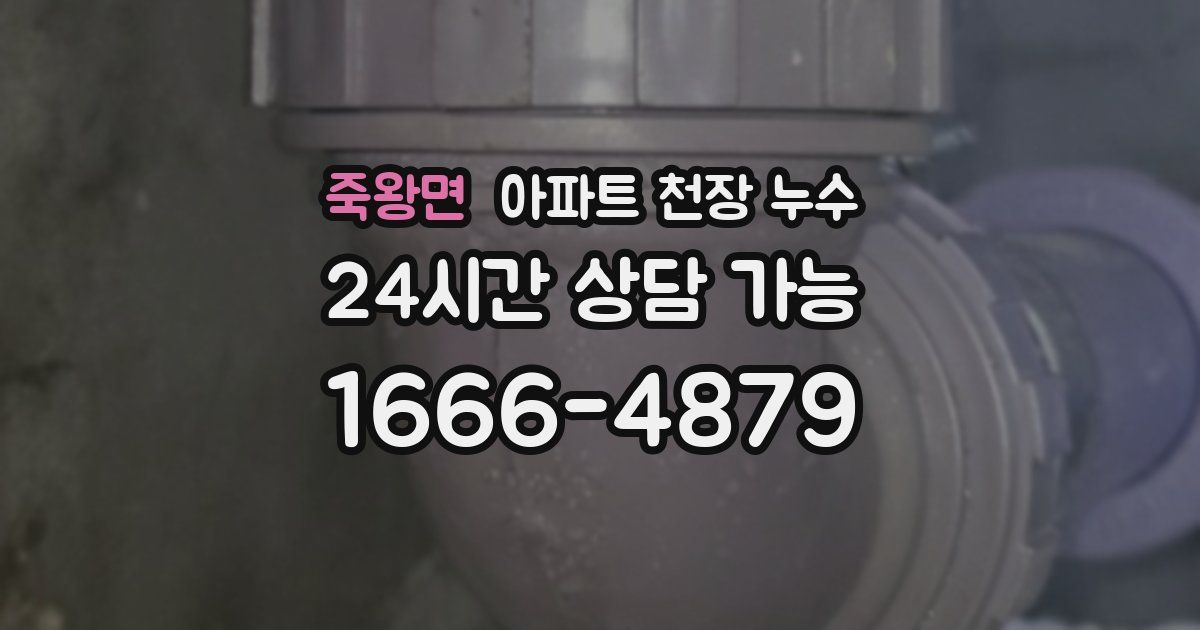죽왕면 아파트 천장 누수